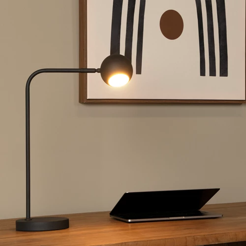 Lucide COMET - Lámpara de escritorio Recargable - Batería/acumulador - LED 3 StepDim - 1x3W 2700K - Negro - ambiente 1
